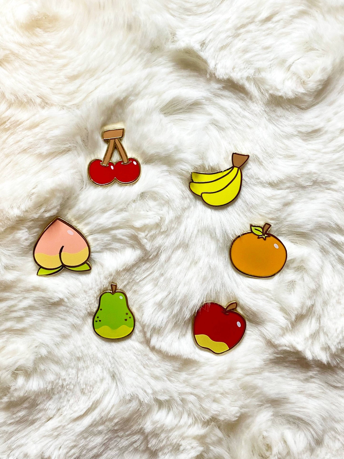 Fruit Filler Enamel Pin SET