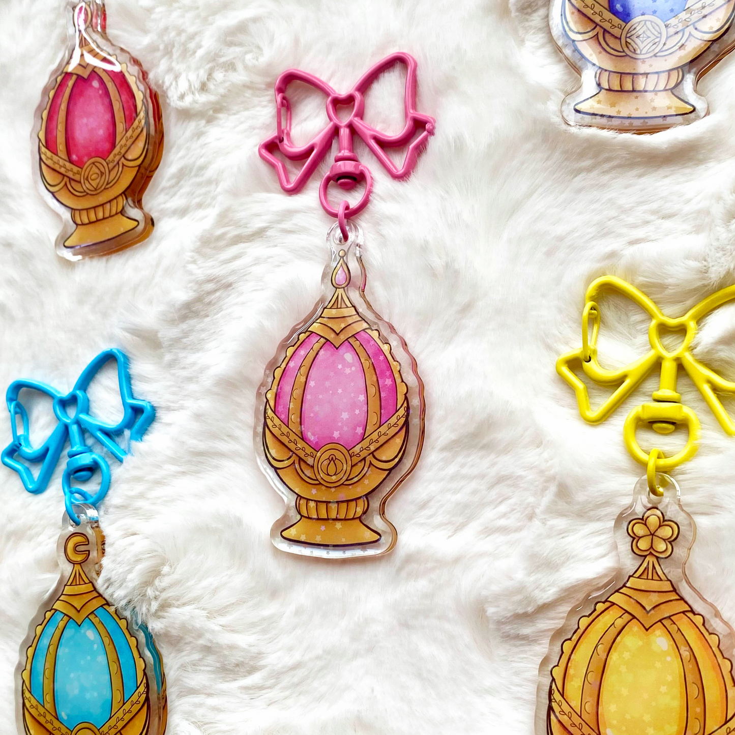 Madoka Magica Soul Gem Acrylic Keychains