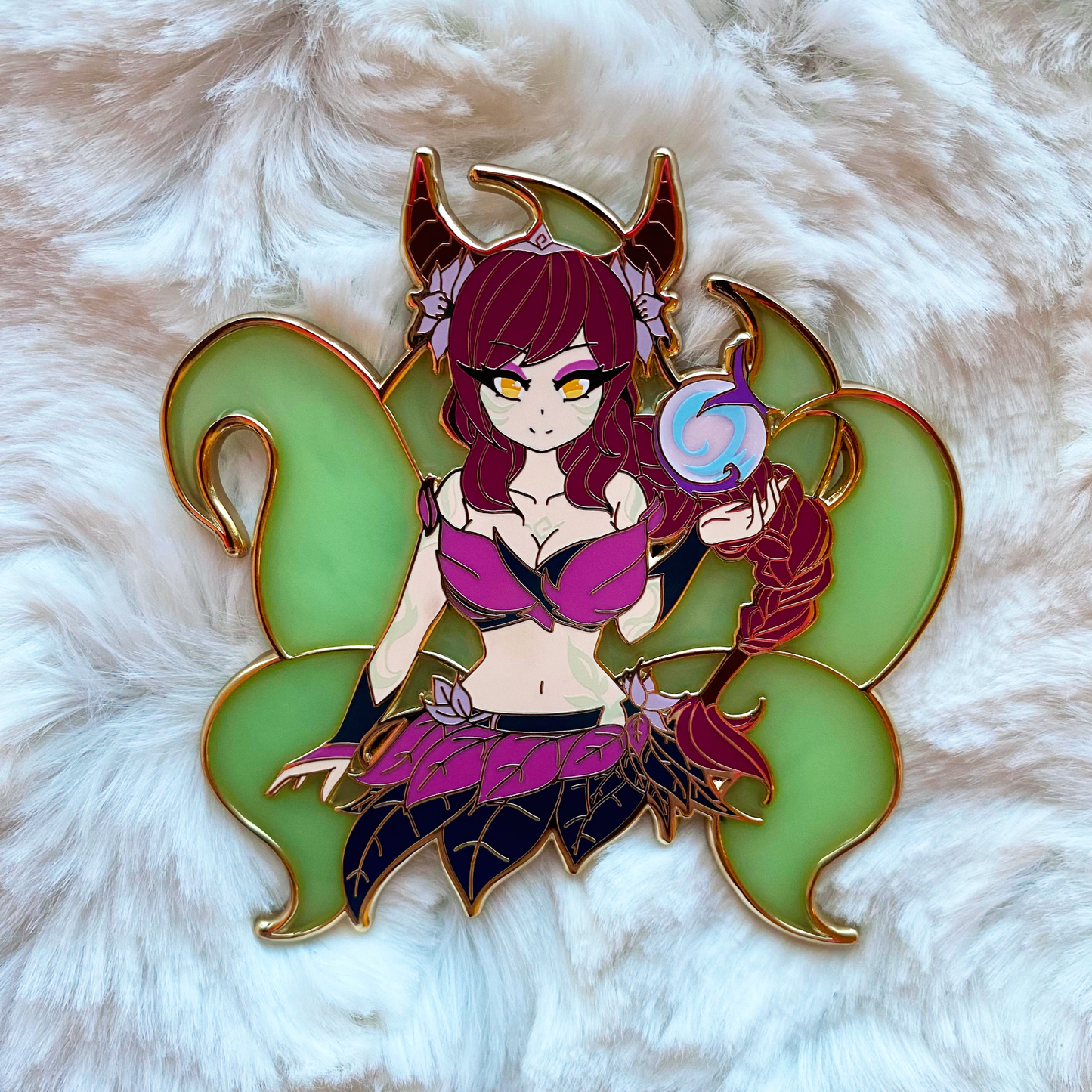 Elderwood Ahri Enamel Pin