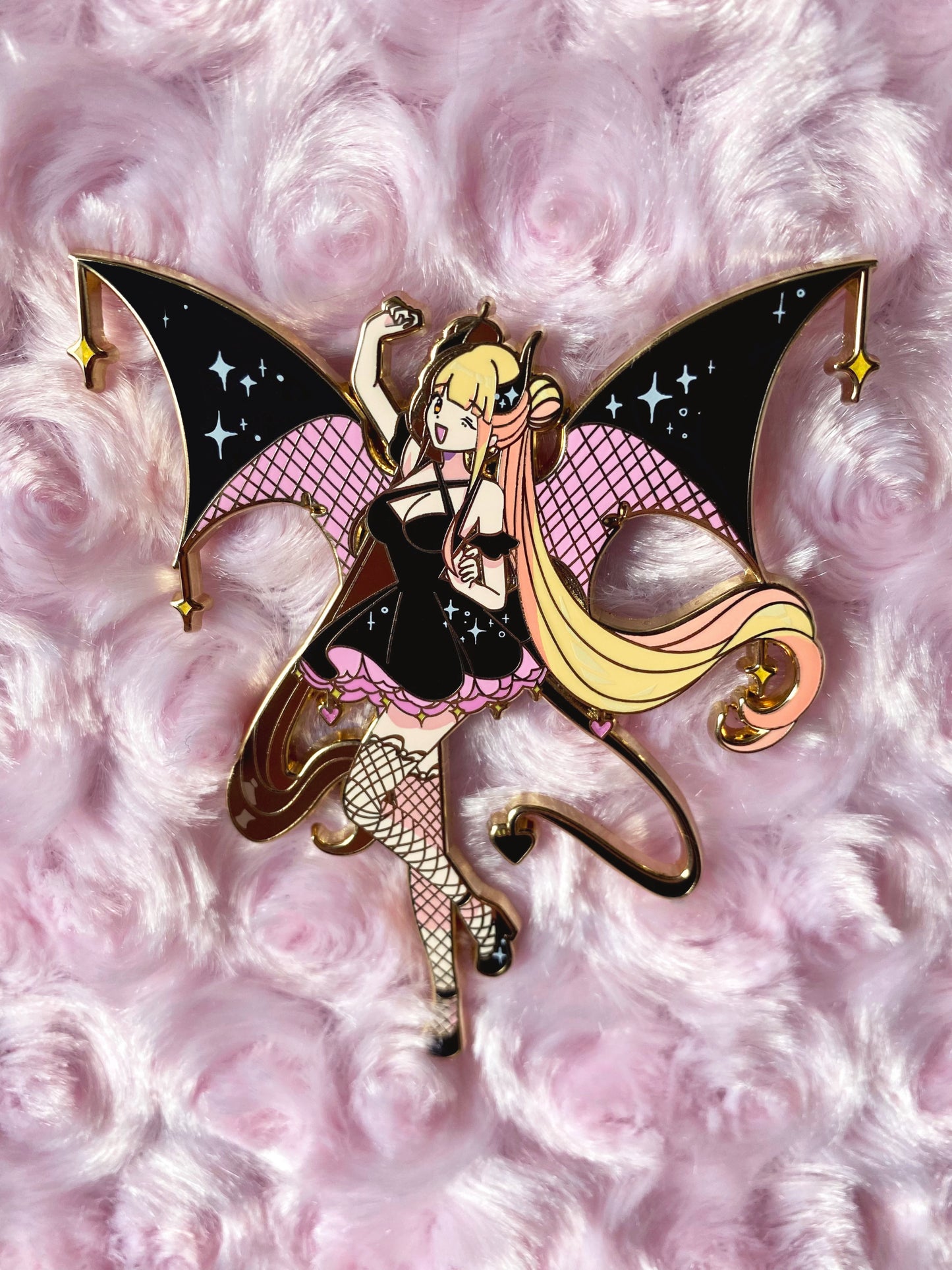 Demon Gomi Vtuber Enamel Pin