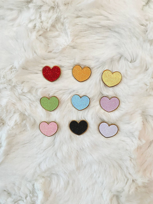 Heart Filler Enamel Pins