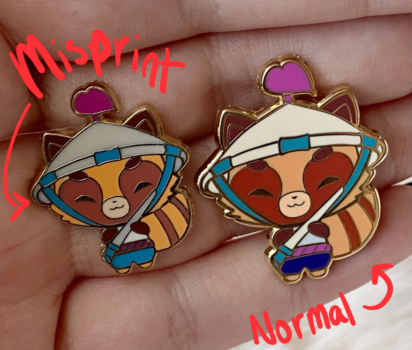 MISPRINT: Spirit Blossom Teemo Enamel Pin