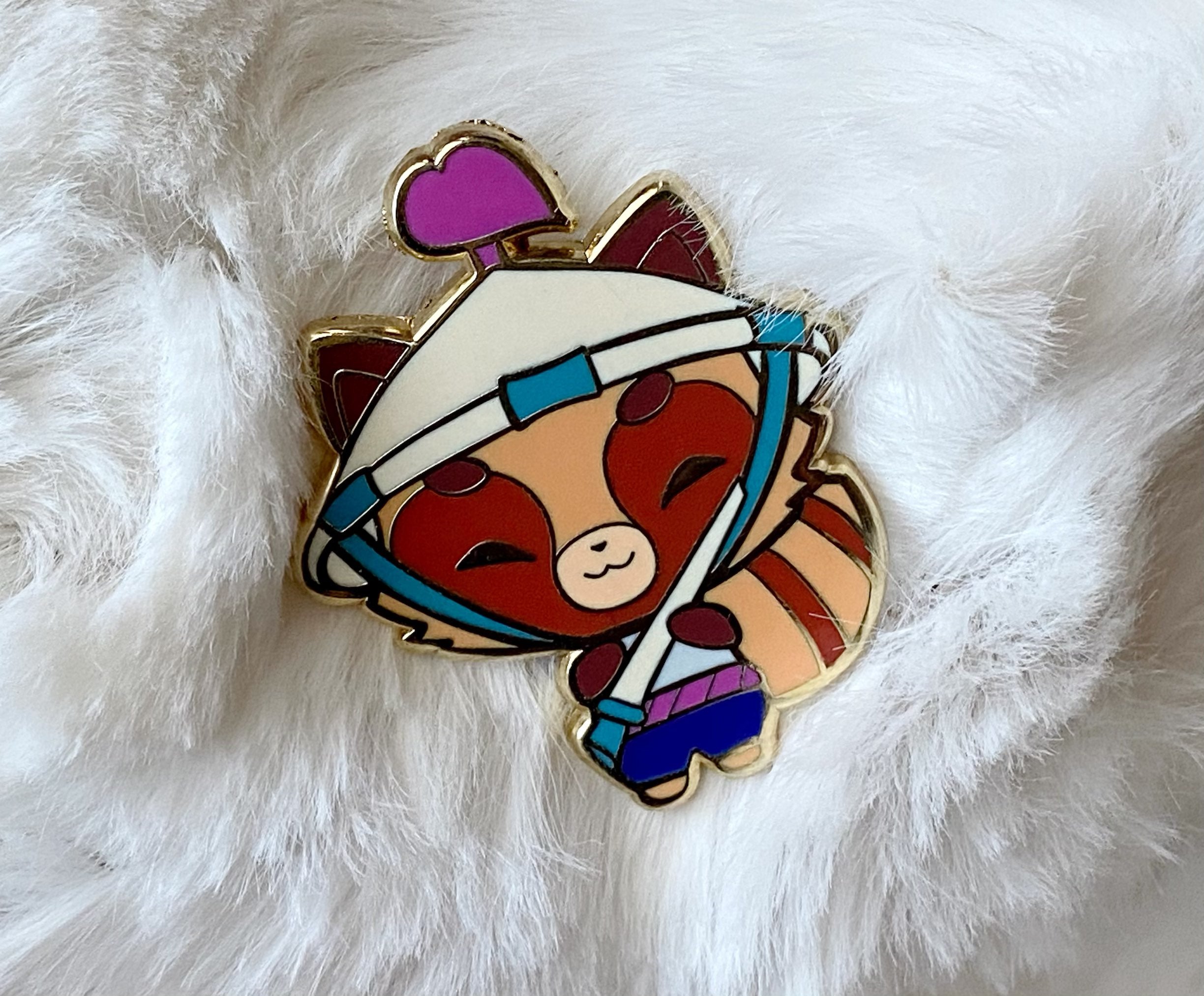 Mamobot top Spirit Blossom Lillia LoL Enamel Pin