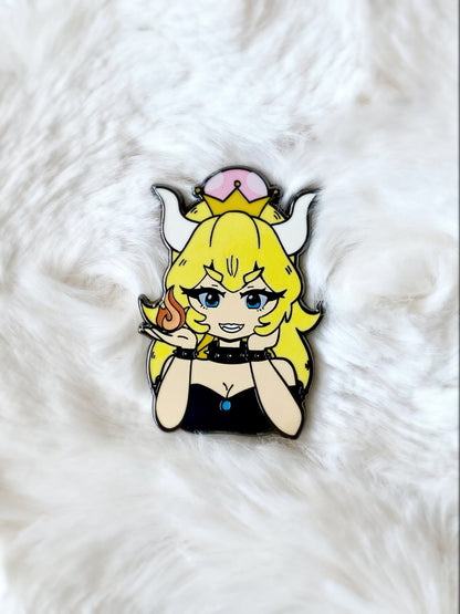 Bowsette Enamel Pin