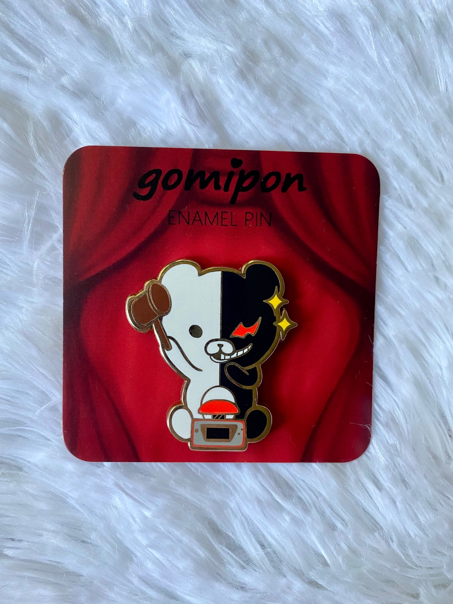 Monokuma Enamel Pin