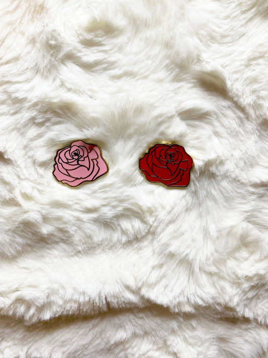 Rose Filler Enamel Pins