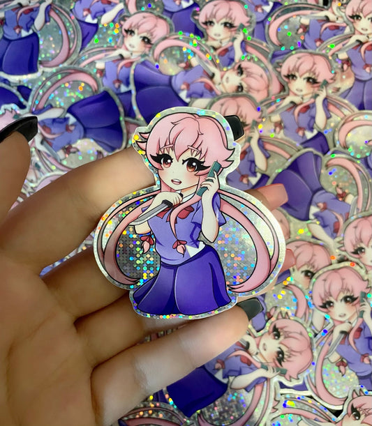 Yuno Glitter Sticker